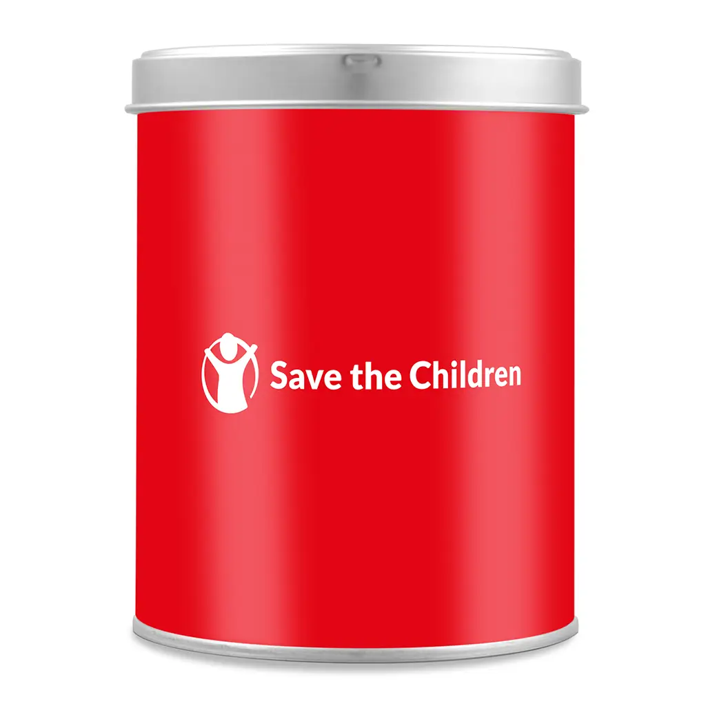 [CAR.12P.LAT.BIG.SHO.STC] Cartone 12 pezzi Lattina Big con Shopper SAVE THE CHILDREN